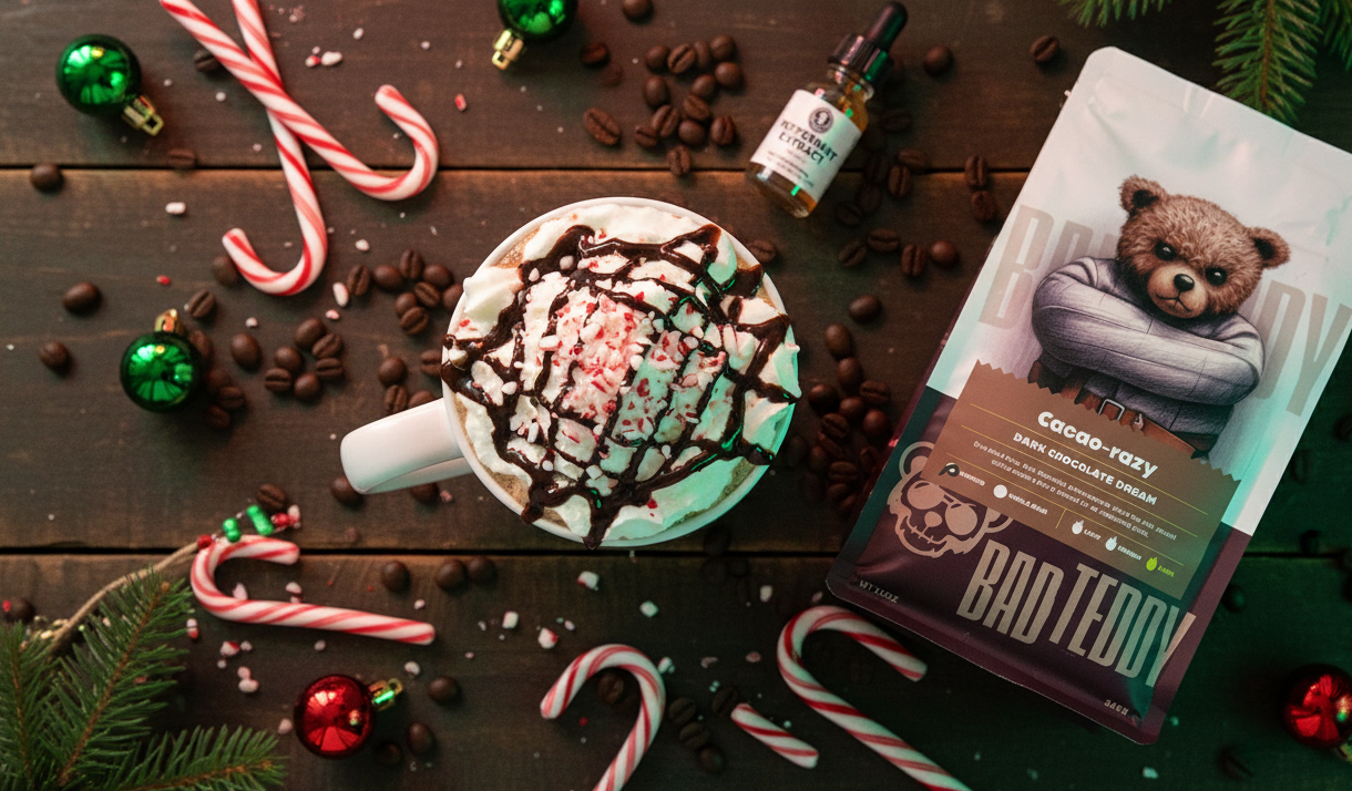 Bad Teddy Peppermint Mocha