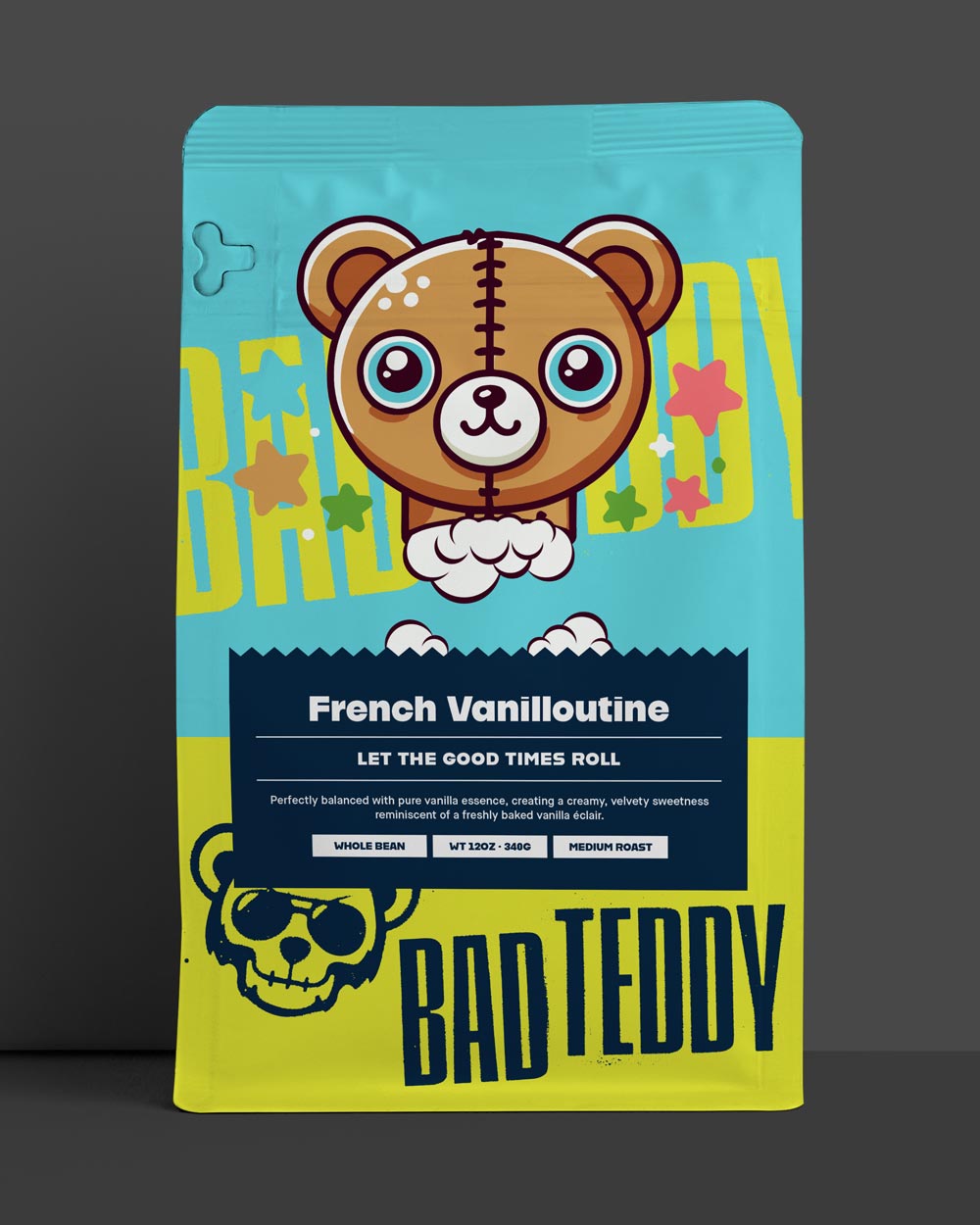 bad teddy coffee bag - french vanilloutine flavor