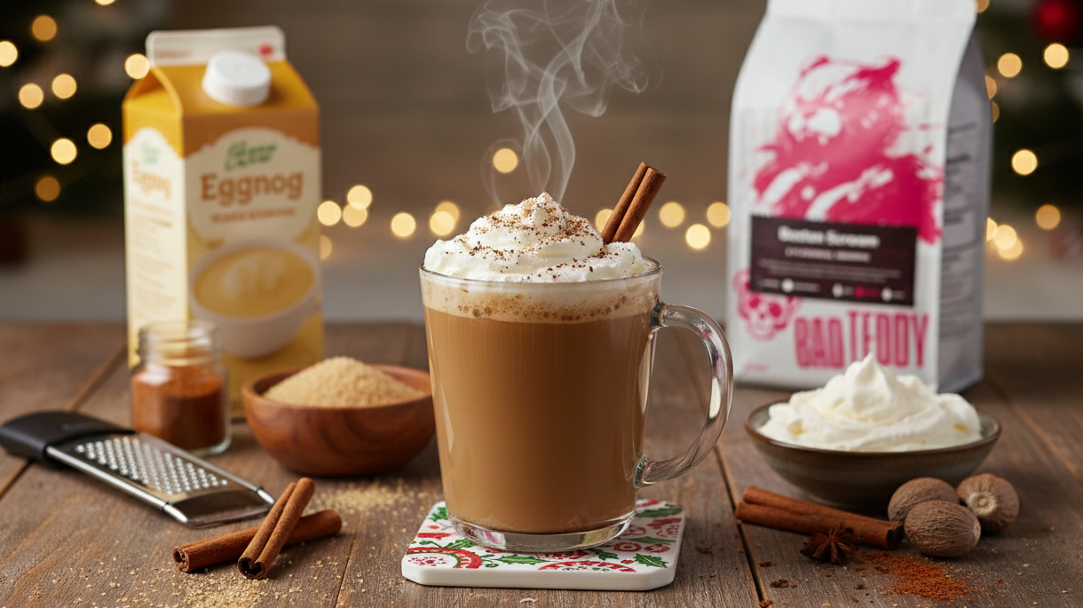 Eggnog cream coffee recipe