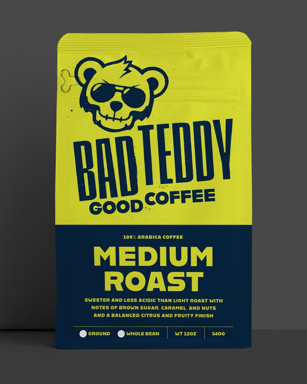 Bad Teddy Coffee's 100% Arabica Coffee Medium Roast