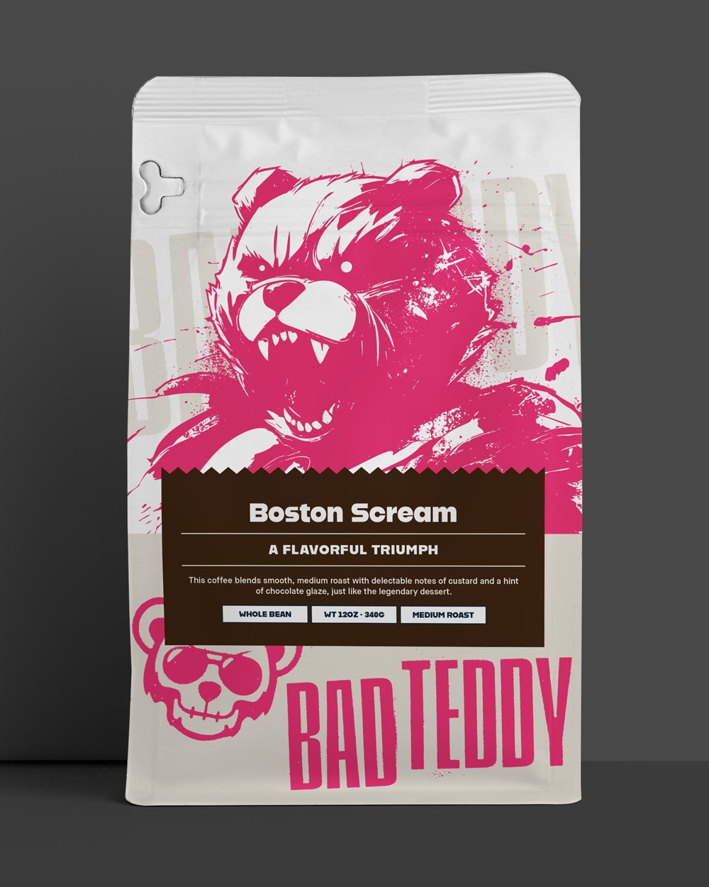 bad teddy coffee bag - boston scream flavor